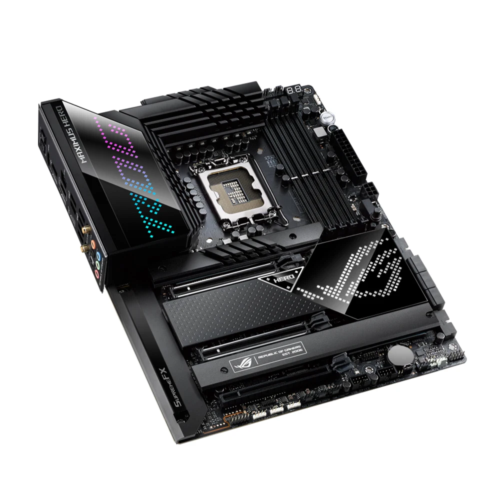 ASUS ROG MAXIMUS Z690 HERO Motherboard Supports i9-14900KF 13900K i7-12700K i5-12400F CPU LGA1700 DDR5 6400MHz ARGB HDMI M.2 ATX