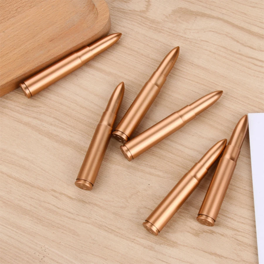 10Pcs Bullet Shaped Ballpoint Pens Novelty Pens for Student, Party Favor