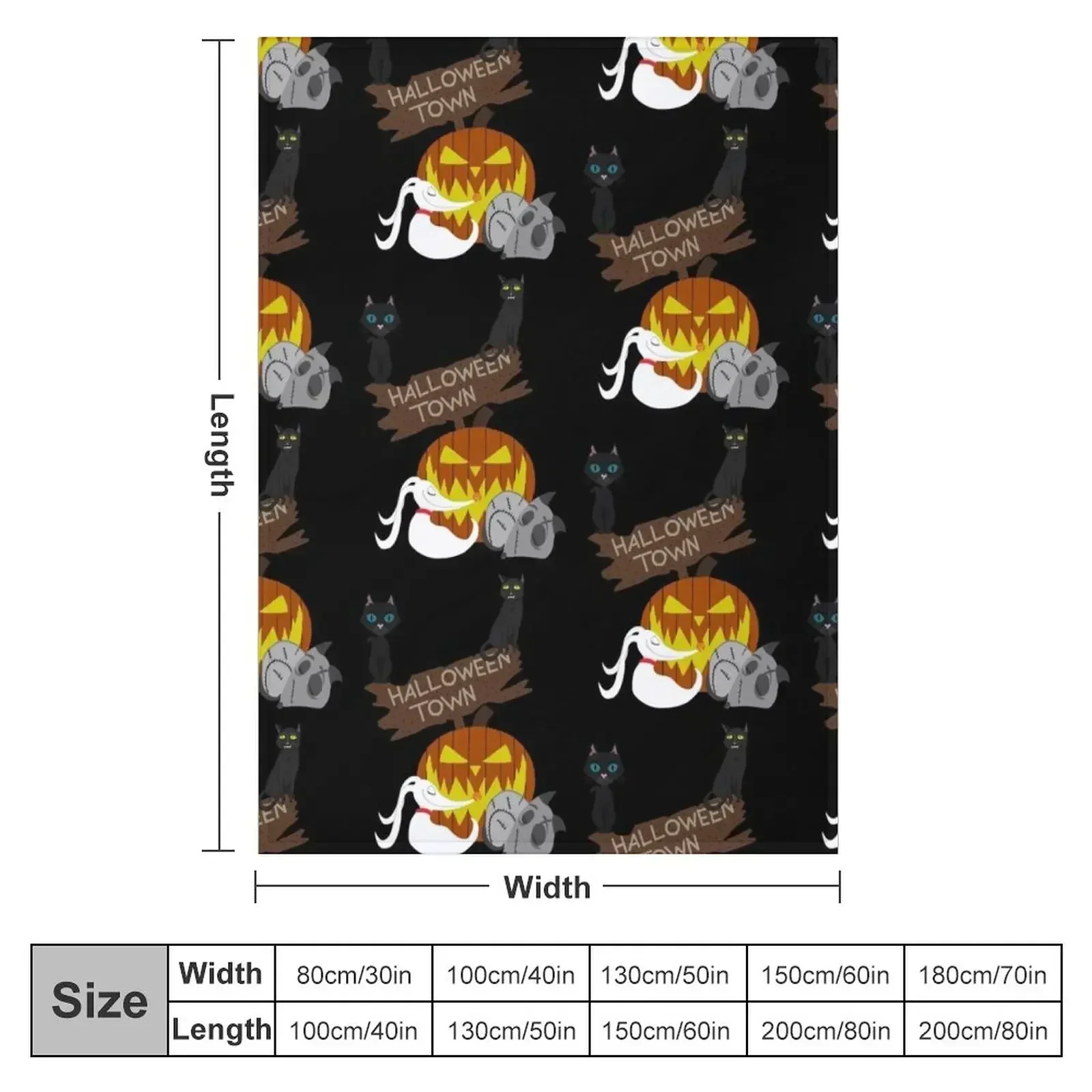 halloween pets (coraline) (binx) (zero) (sparky) Throw Blanket Extra Large Throw Designers Summer Blankets