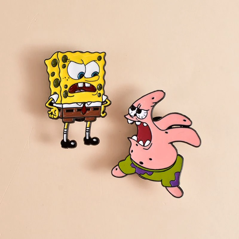 The Personalized Angry Patrick Star Badge Is Designed With Exquisite Craftsmanship To Highlight Your Distinctive Taste