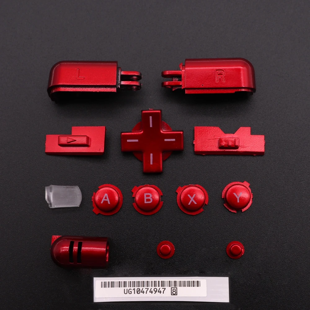 Full Buttons Set A B X Y abxy L R D-Pad Cross Button For Nintend DS Lite for NDSL Buttons & Conductive Rubber