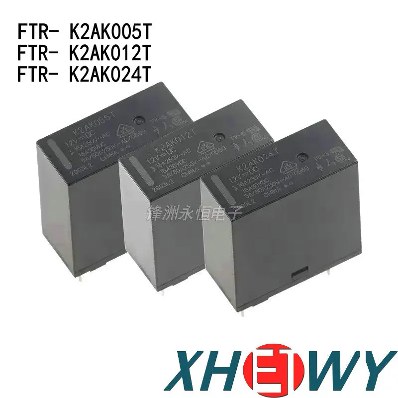 

FTR-K2AK005T FTR-K2AK012T FTR-K2AK024T power relay 12V 16A4 pin normally open K2AK005T K2AK012T K2AK024T 5V 12V 24V