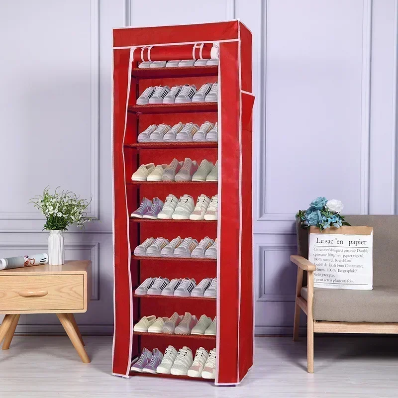

Multi-layer Simple Shoe Rack Household Dust Shoe Cabinet School Dormitory Storage Rack Finishing Rack Shoe Storage Rack Premium