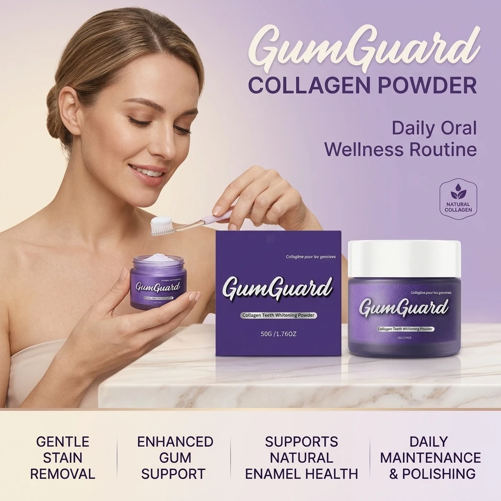 Collagen Teeth Whitening Powder Removing Dental Plaque Freshen Breath Protect Gum Health Boost Confidence Dental Cleaning Powder