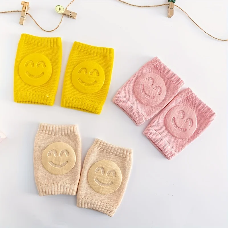 Genouillères en coton doux pour bébé, durables et confortables, pour les enfants de 0 à 1 an, cadeau d'anniversaire idéal pour les vacances, 5 pièces