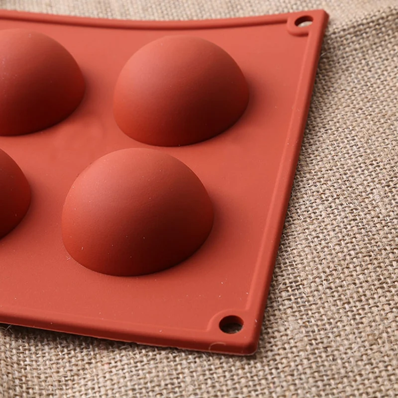 2PCS 8-Cavity Semi Silicone Mold/Chocolate Bomb Mold/Round Shape Half Sphere Mold for Cake, Jelly, Pudding, Dome Mousse