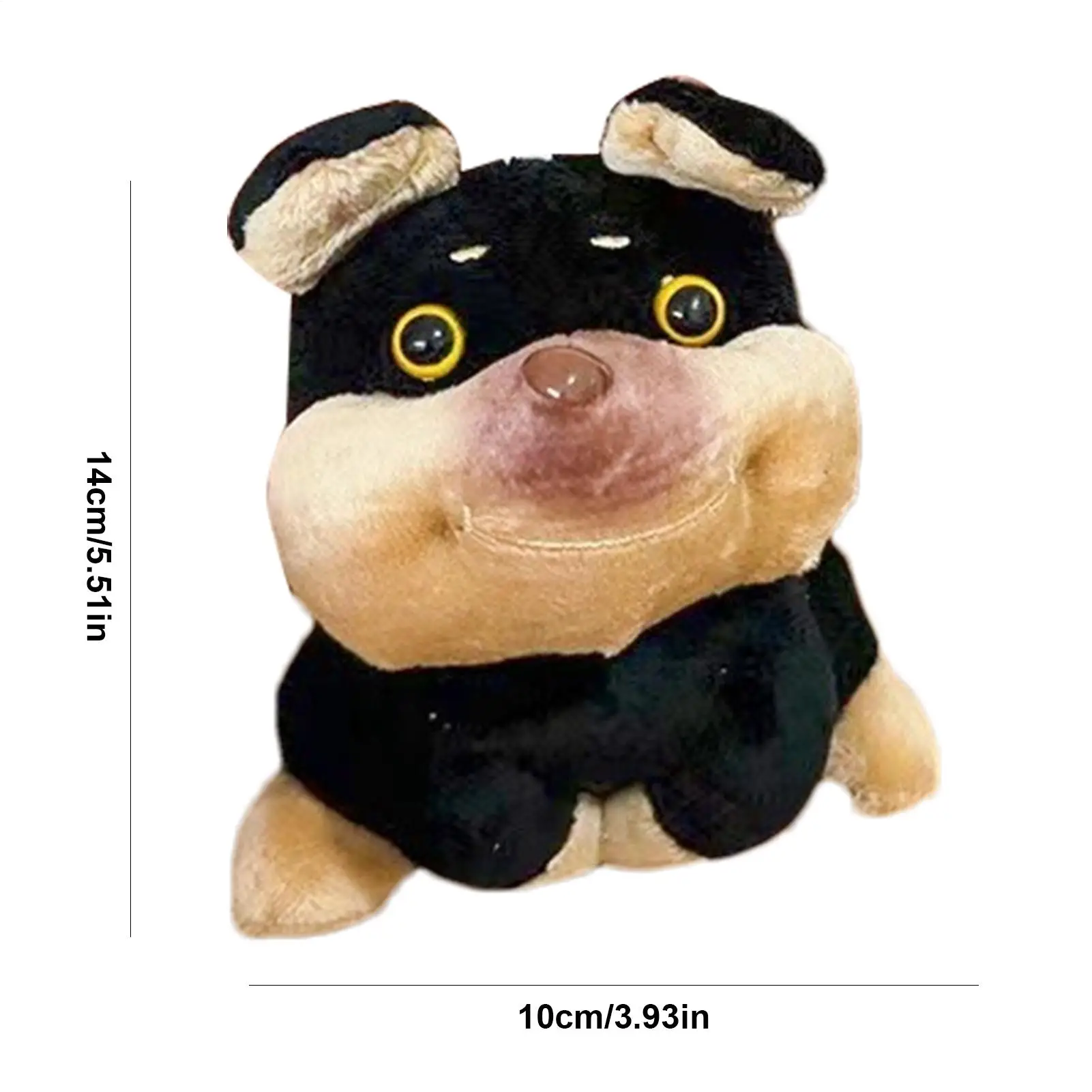 ぬいぐるみキーホルダーチャーム、蜂、犬チャームデコレーション、ぬいぐるみハンドバッグペンダント、ハンドバッグ、バックパック、ブックバッグ、財布、車の鍵用