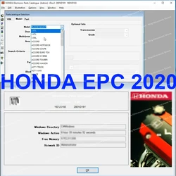 Auto Repair Software Electronic Parts Catalog Update 2020 for HO-NDA WR-V /A HONDA EPC 2020 send USB 2024 Latest software