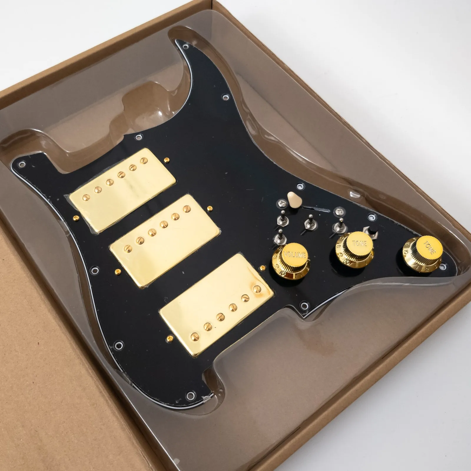 Guitar Prewired Loaded Pickguard Coil Splitting HHH Alnico 5 Humbucker Pickups for ST Guitar