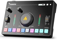 Maono AMC2 Neo Professional Sound Card Audio Interface Mixer With 48V Phantom Power For Smart Phone,PC,Live Streaming,Recording