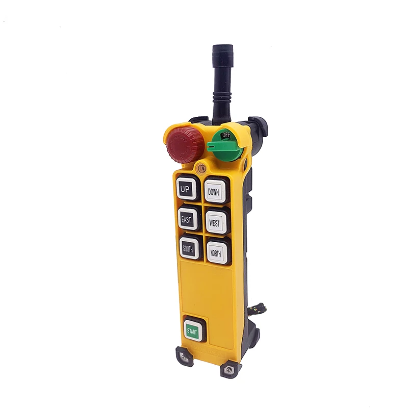 F24-6D 315mhz 6 Keys Winch Double Speed Wireless Industrial up Down Remote Control