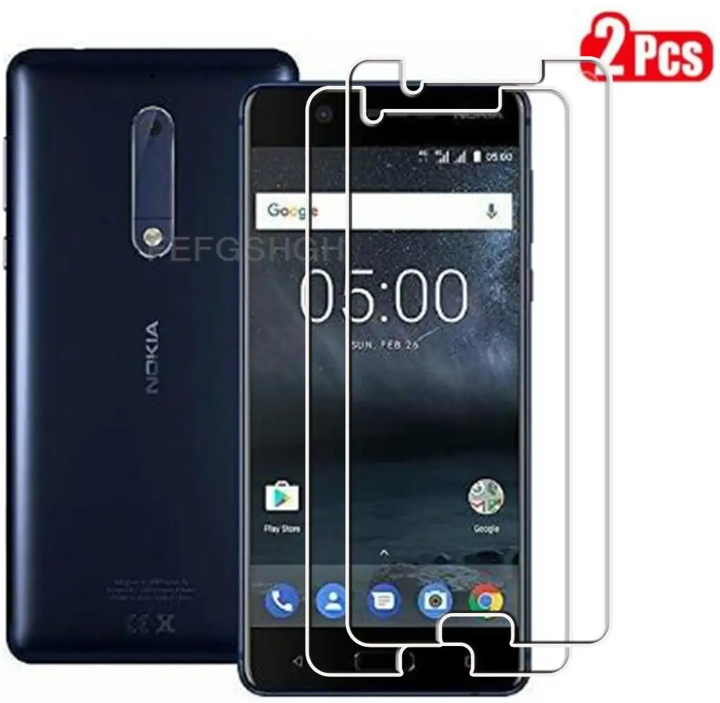 9H HD Protective Tempered Glass For Nokia 5 Nokia5 2017 TA-1053 TA-1024 TA-1044 TA-1027 Screen Protector Protection Cover Film