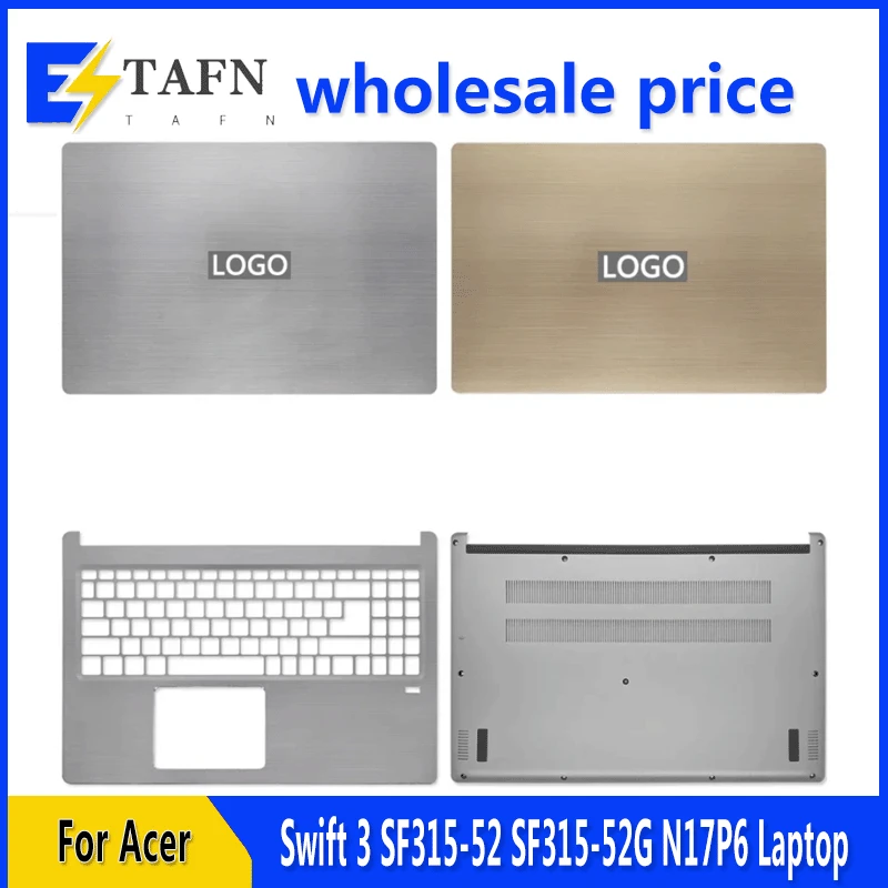 New For Swift 3 SF315-52 SF315-52G N17P6 Laptop LCD Back Cover Front Bezel Upper Palmrest Bottom Base Case Keyboard Hinges