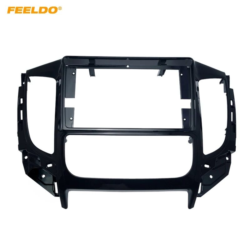 Car 9" 2Din Fascia Panel Frame Dash Kit For Mitsubishi Triton(2015+)