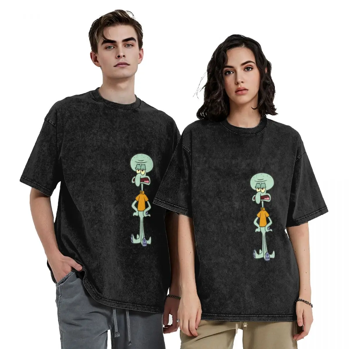

Everybody's an idiot except for me squidward T-Shirt hippie clothes anime tshirt topping Men's t-shirt