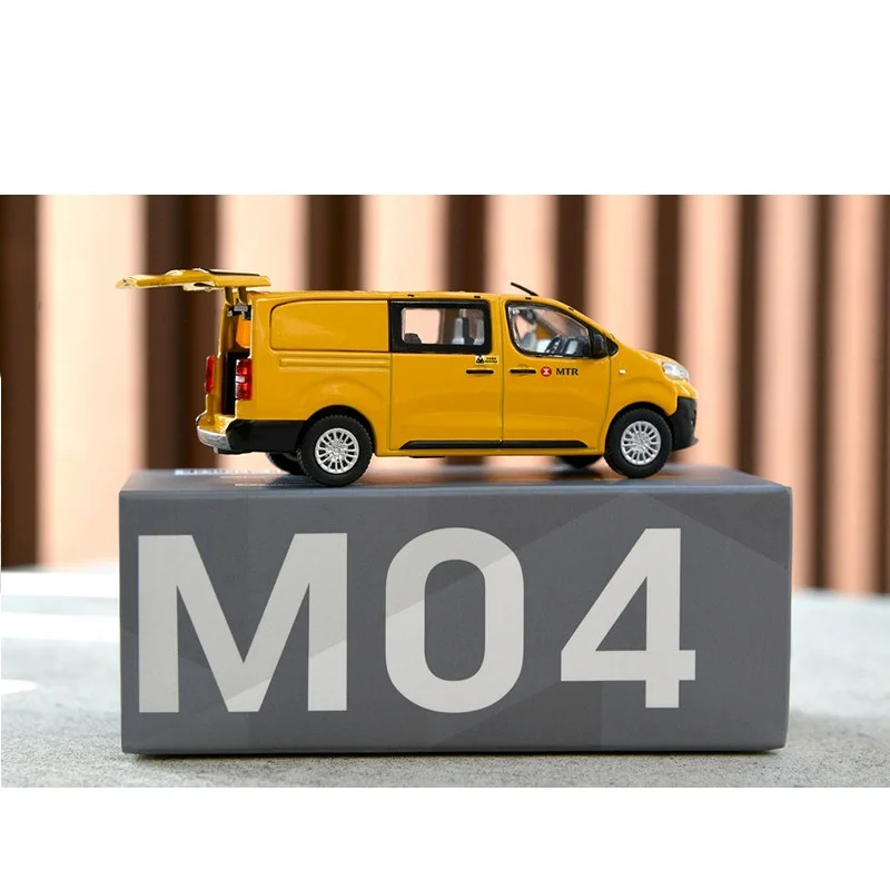 Tiny 1:64 Peu-geot Expert M04 Truck Alloy Simulation Model Car