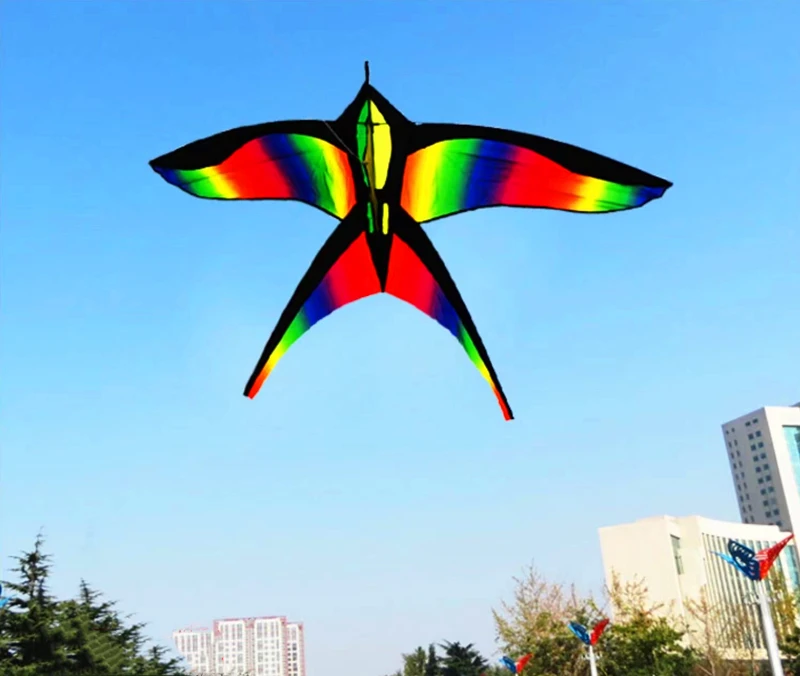 ของเล่นใหม่ Rainbow bird kites ของเล่นเด็ก kites ไนลอน kites เด็ก kites weifang kite โรงงานของเล่นกลางแจ้ง power kite koi