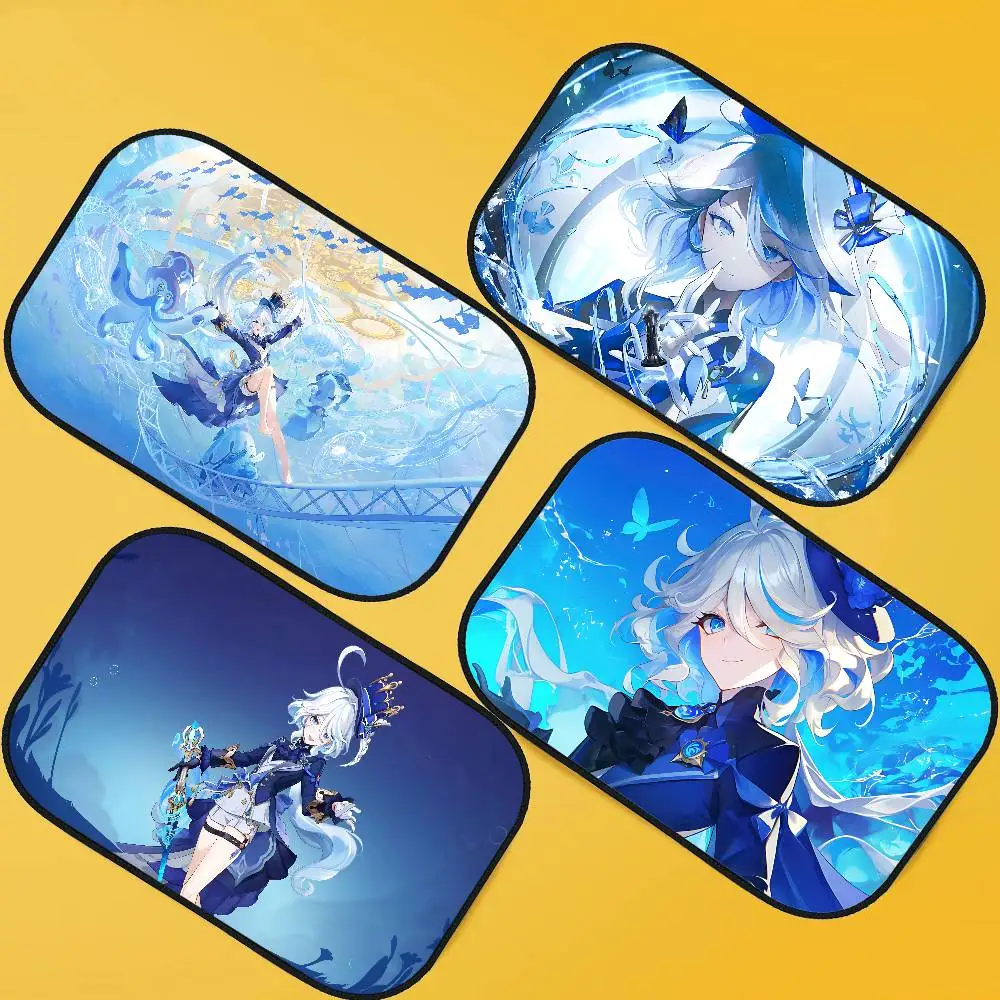

F-Furina Genshin Impact Car Sunshade Summer Car Window Cover Film Sunshade Sunscreen Baby Side Window Sunshade Curtain Sunblock