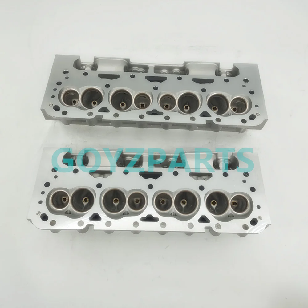 Straight SBC Small Block Chevy Aluminum Bare Cylinder Head Compatible with Chevy Small Block 302/327/350/383/400 SBC 200cc Intak