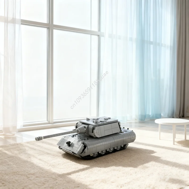 

1201pcs MOC Panzerkampfwagen E Tank Maus Turret Model Building Christmas gifts blocks creative toy idea Education Brick Birthday