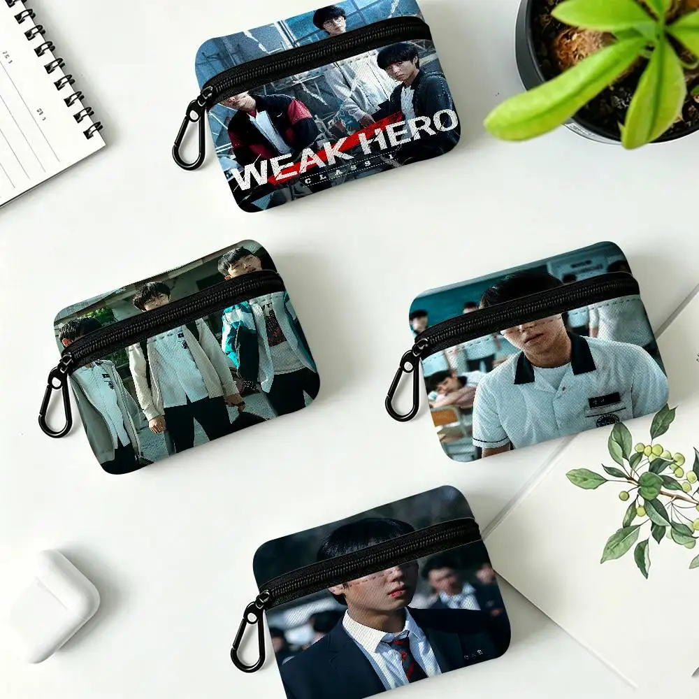 Weak Hero Class 1 Oxford Fabric Mini Coin Wallet Smooth Zipper Hanging Design Multi-use Small Storage Bag For Travel
