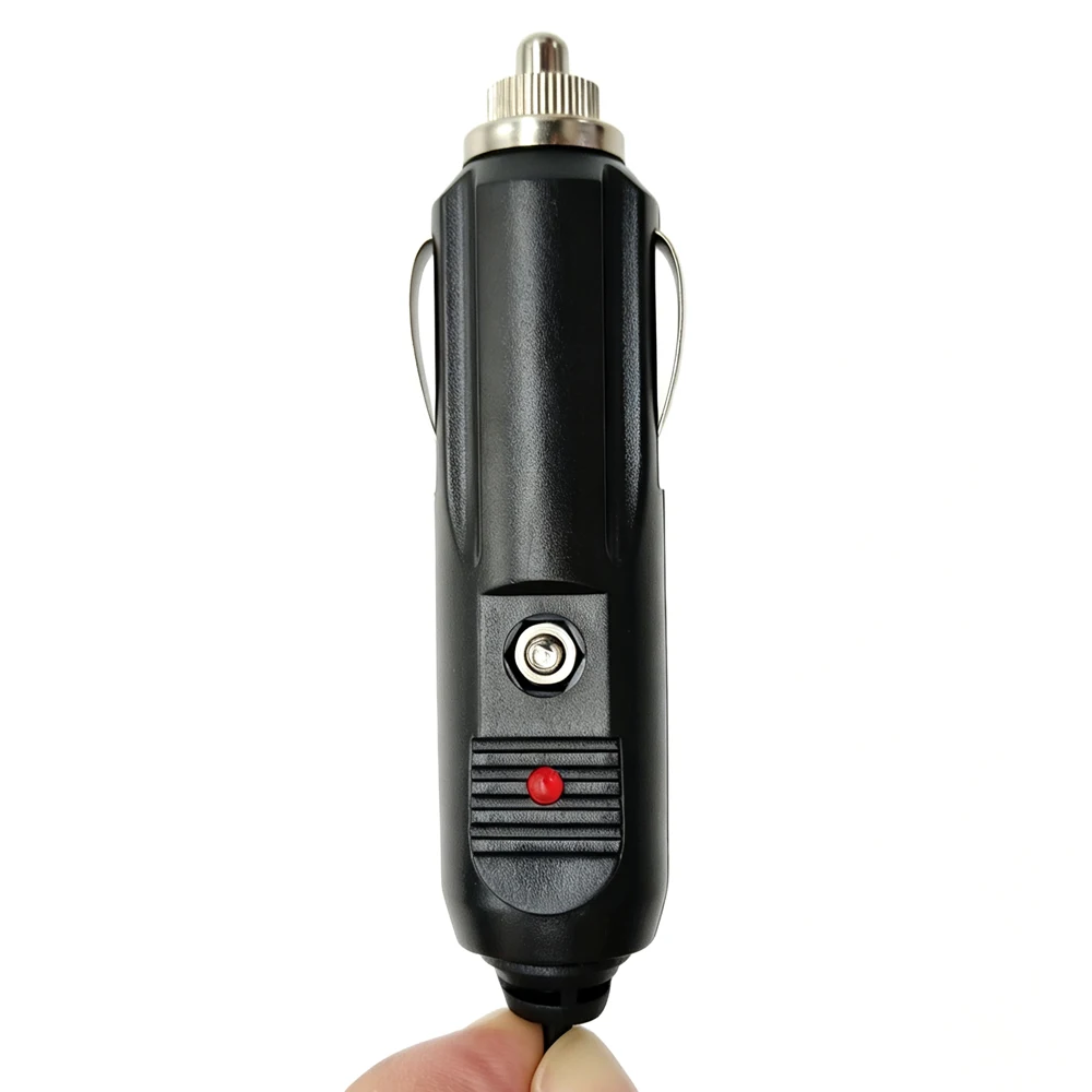 Car Cigarette Lighter Power Cable DC Male Plug Auto Charging Cord With LED Power Indicator for 12V Car Electronic Equipment Cord