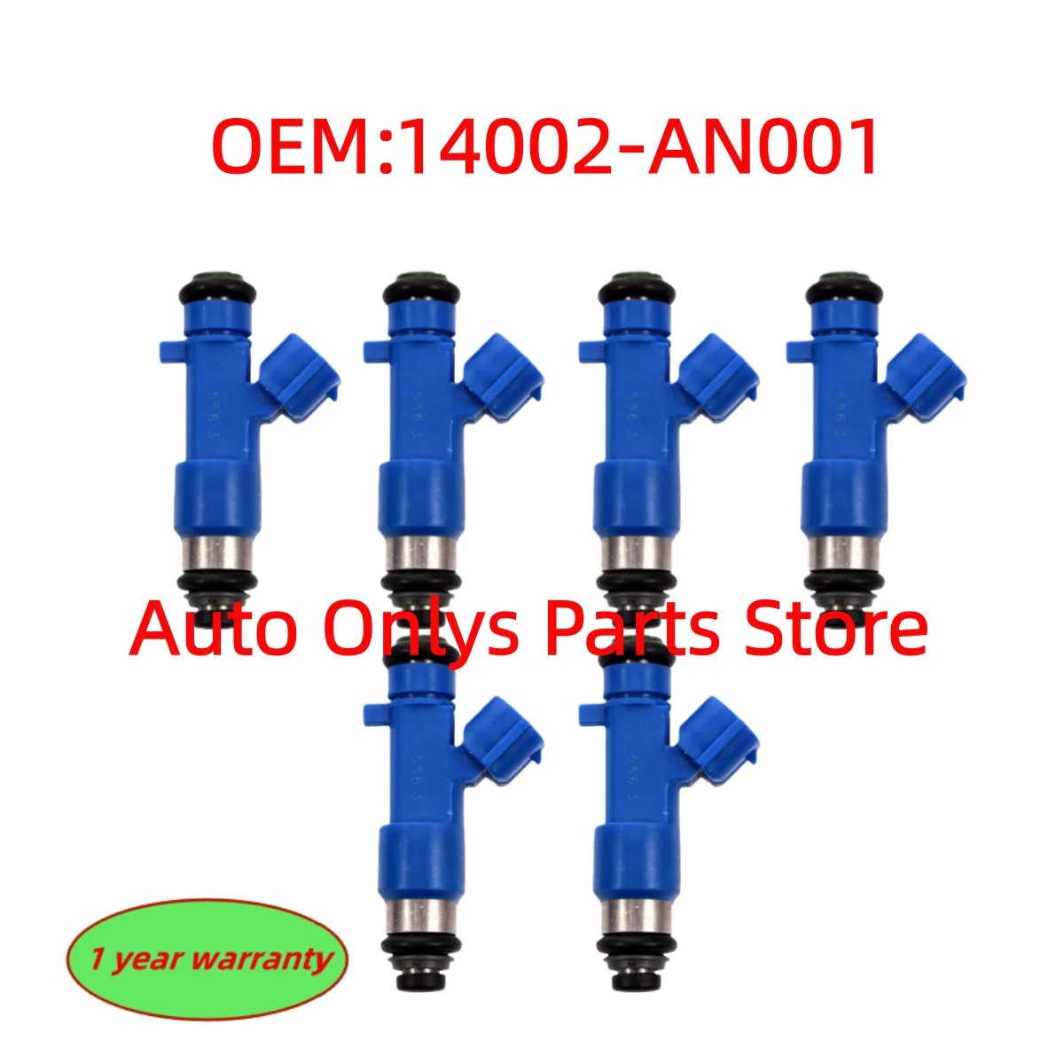

6pcs/lot High Quality 14002-AN001 Fuel injectors 14002AN001 16600JF00A 550CC Fuel nozzle For Nissan GTR INFINITI G37 16600-JF00A