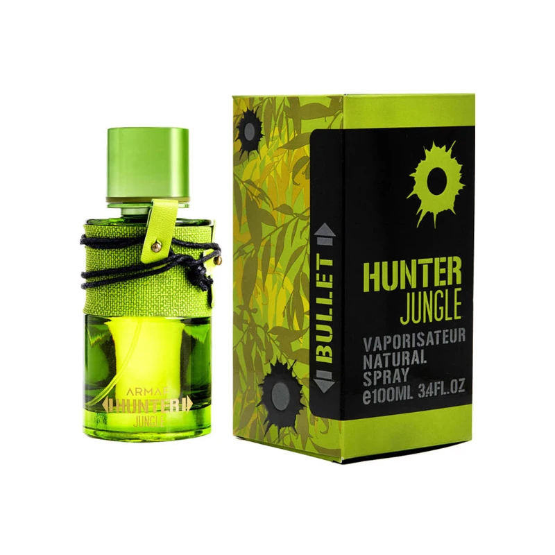 

Armaf Hunter Jungle men Eau De Parfum Spray 3,4 унции Green Leaf Woody Notes Стойкий аромат