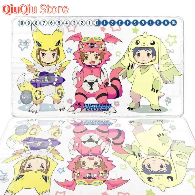 Juego de mesa DTCG, tapete de mesa, tamaño 60X40 Cm, alfombrilla para ratón, alfombrillas de juego compatibles con Digimon TCG CCG RPG