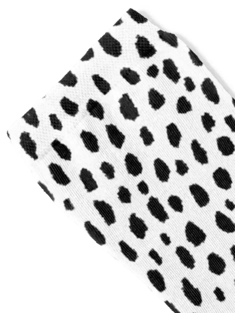 Dalmatian Spots (black/white) Socks Lots tennis Ladies Socks Men's