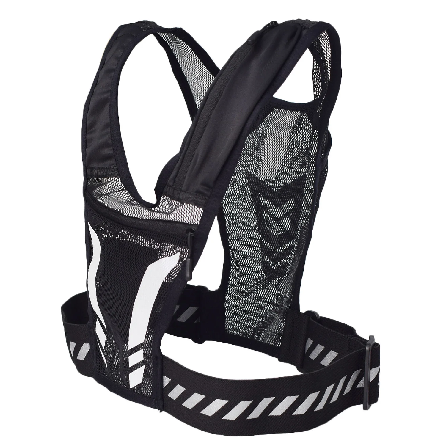 Outdoor Sports Running Backpack, Mesh Breathable Close-Fitting Hydration Backpack for Night Running and Cycling