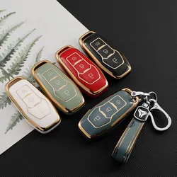 TPU Car Key Cover Case for Ford Focus 3 4 ST Mondeo 5 MK5 Mustang F-150 Explorer Edge Fiesta Kuga MK3 Accessories