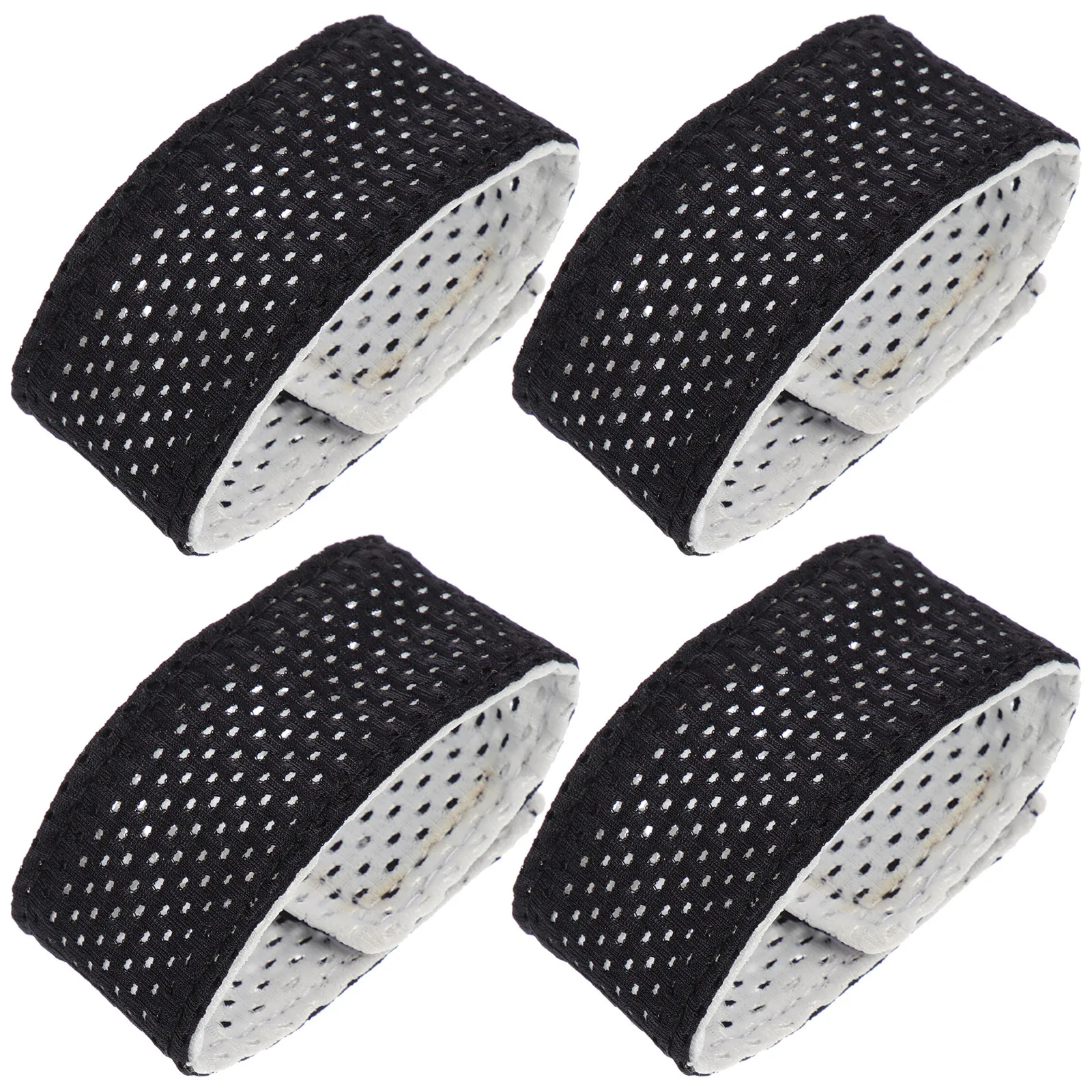 

4 шт. регулируемые эластичные спортивные манжеты-ремни, самоклеящиеся повязки для рук, аксессуары для велосипедных рулей, фитнес-повязки на руки