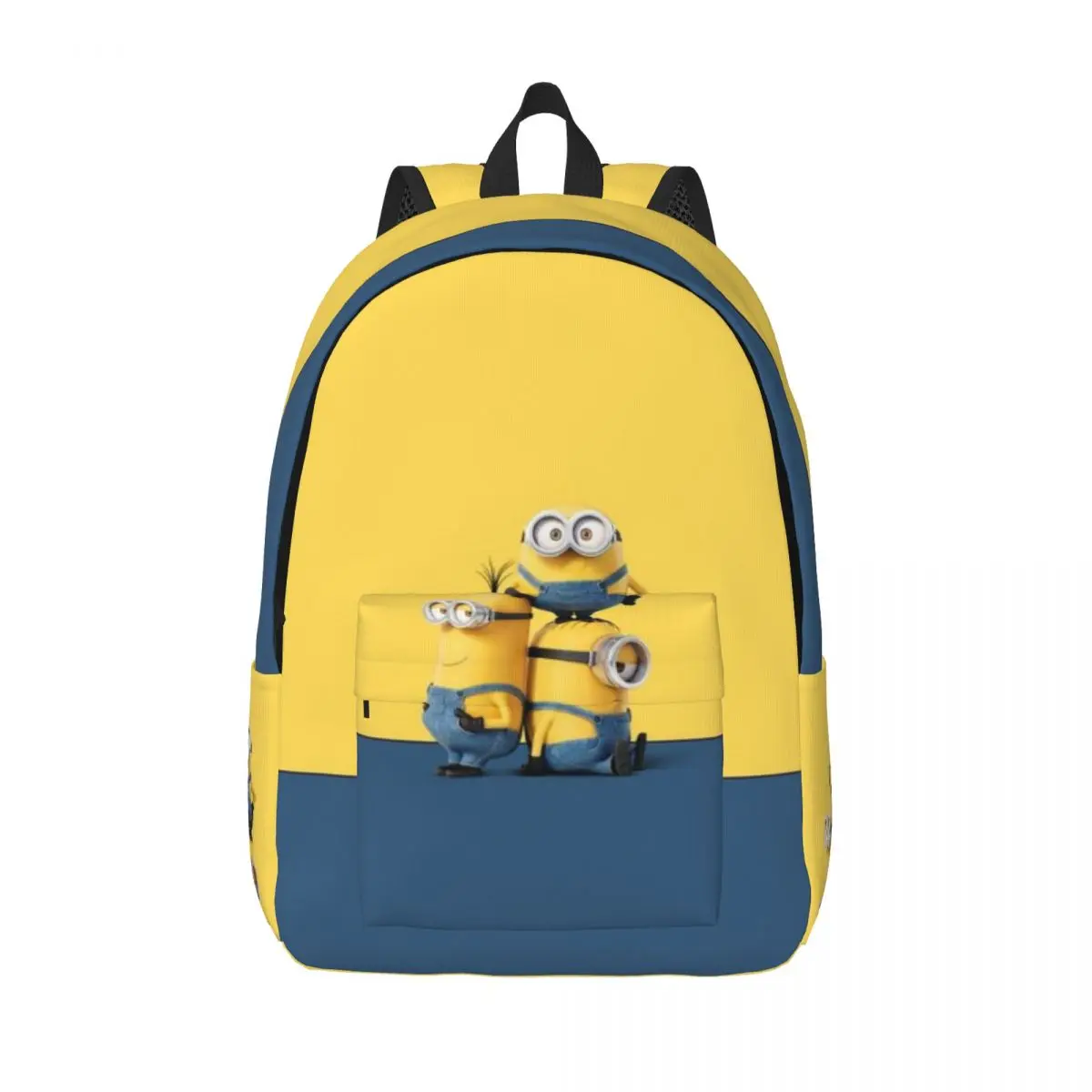 

Custom 3D Printing M-Minions Anime Canvas Backpacks for Girls Boys College School Travel Bags Bookbag Fits 15 Inch Laptop