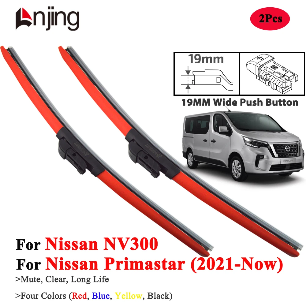 

LNJING Wiper Blades For Nissan Primastar NV300 X82 2016-Now