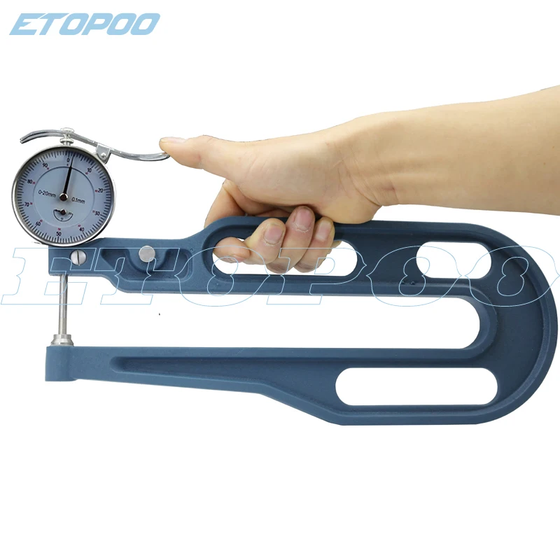 0-10mm/20mmx270mm Dial Thickness Gauge large thickness meter throat range 270mm thickness tester