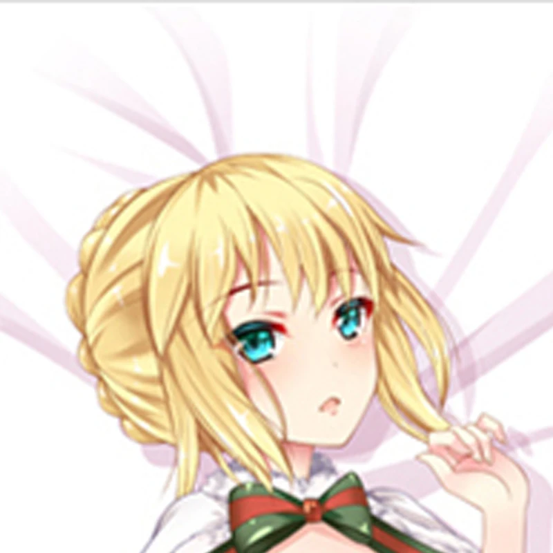 

Dakimakura Anime Saber/Artoria Pendragon Pillow Case Double-sided Print Of Life-size Body Pillowcase Gifts Cushion Cover