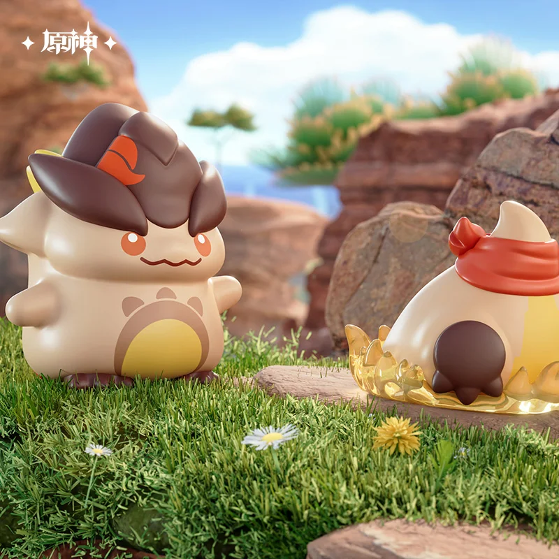 Mini modelo de dragón Natlan, adorno coleccionable, caja ciega de moda Genshin Impact, Cosplay, juego de Anime temático, regalo de cumpleaños y Halloween