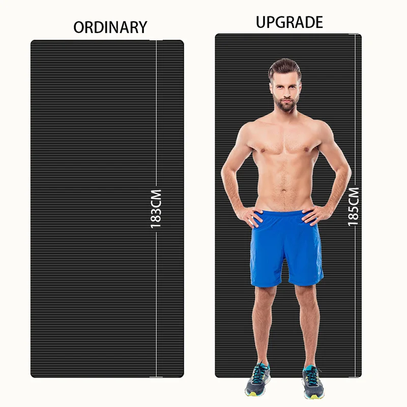 Large Size 200X90cm Non-slip Thicken 20mm Fitness Yoga Mat Tasteless Pilates Gym Exercise Sports Pad Gymnastics Meditation Mat