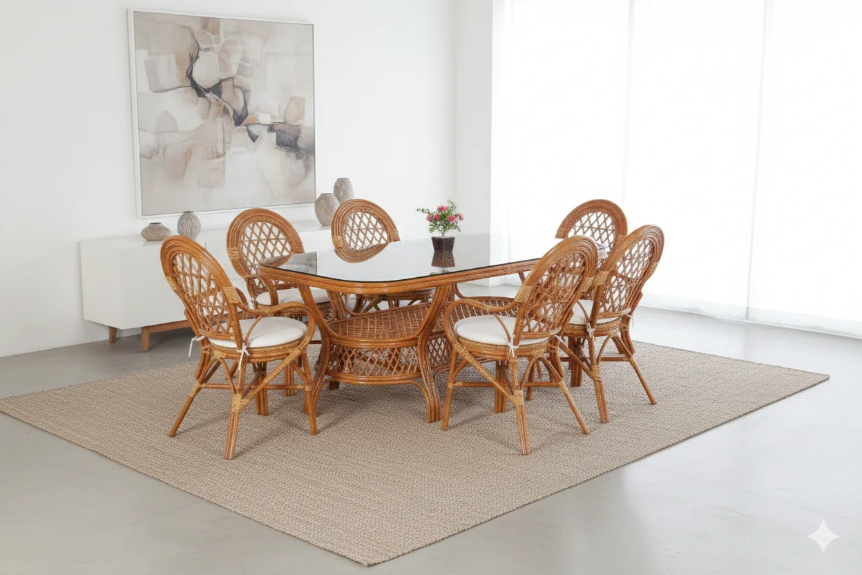 Set Meja Makan Modern Terlaris - Outdoor Furniture Indonesia ulasan dan harga