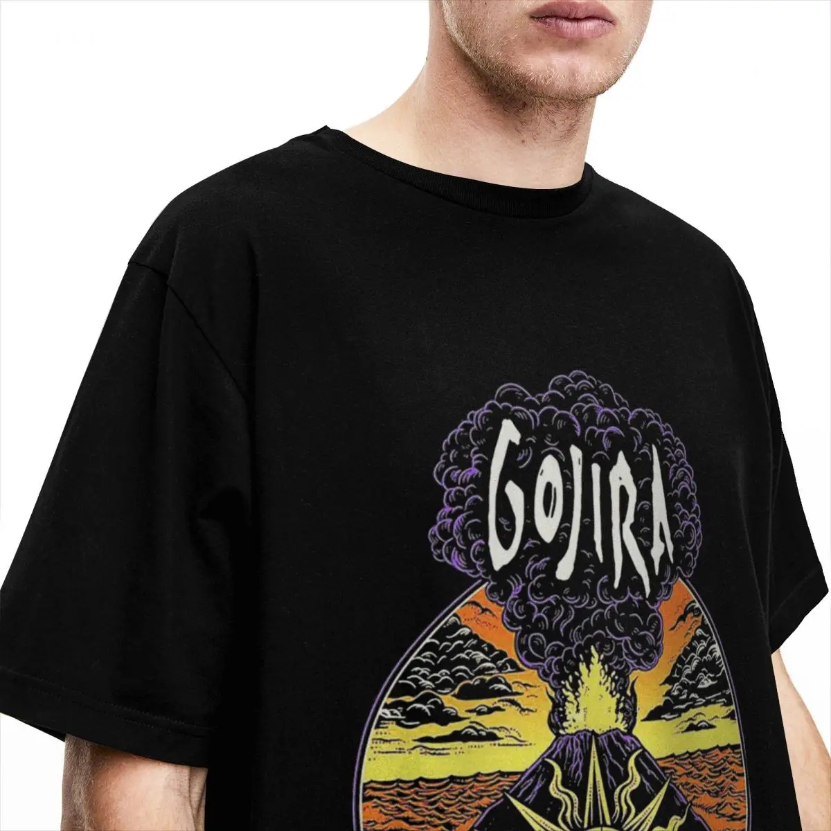 Men Women Gojiras Music Heavy Metal Shirt Stuff Pure Cotton T-shirt Clothes Humor Tee Shirt Printed