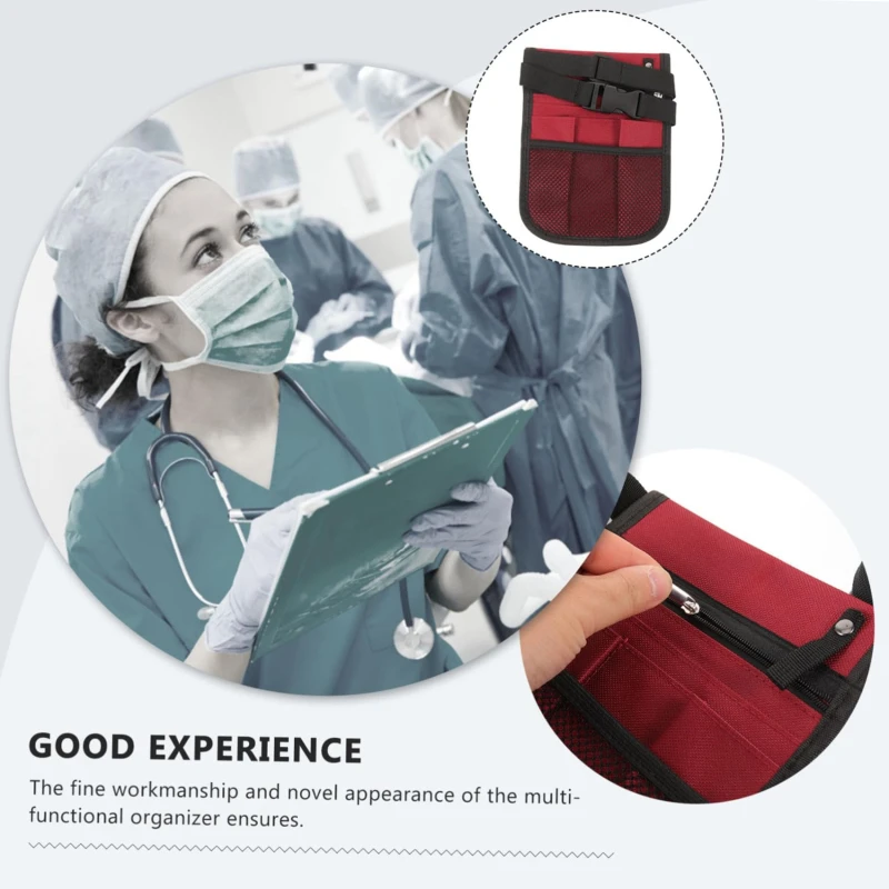 Tool Waist Bag Waterproof Hand Repair Hardware Toolkit Scissors Tongs Outdoor Universal Medical Staff Storage Bags