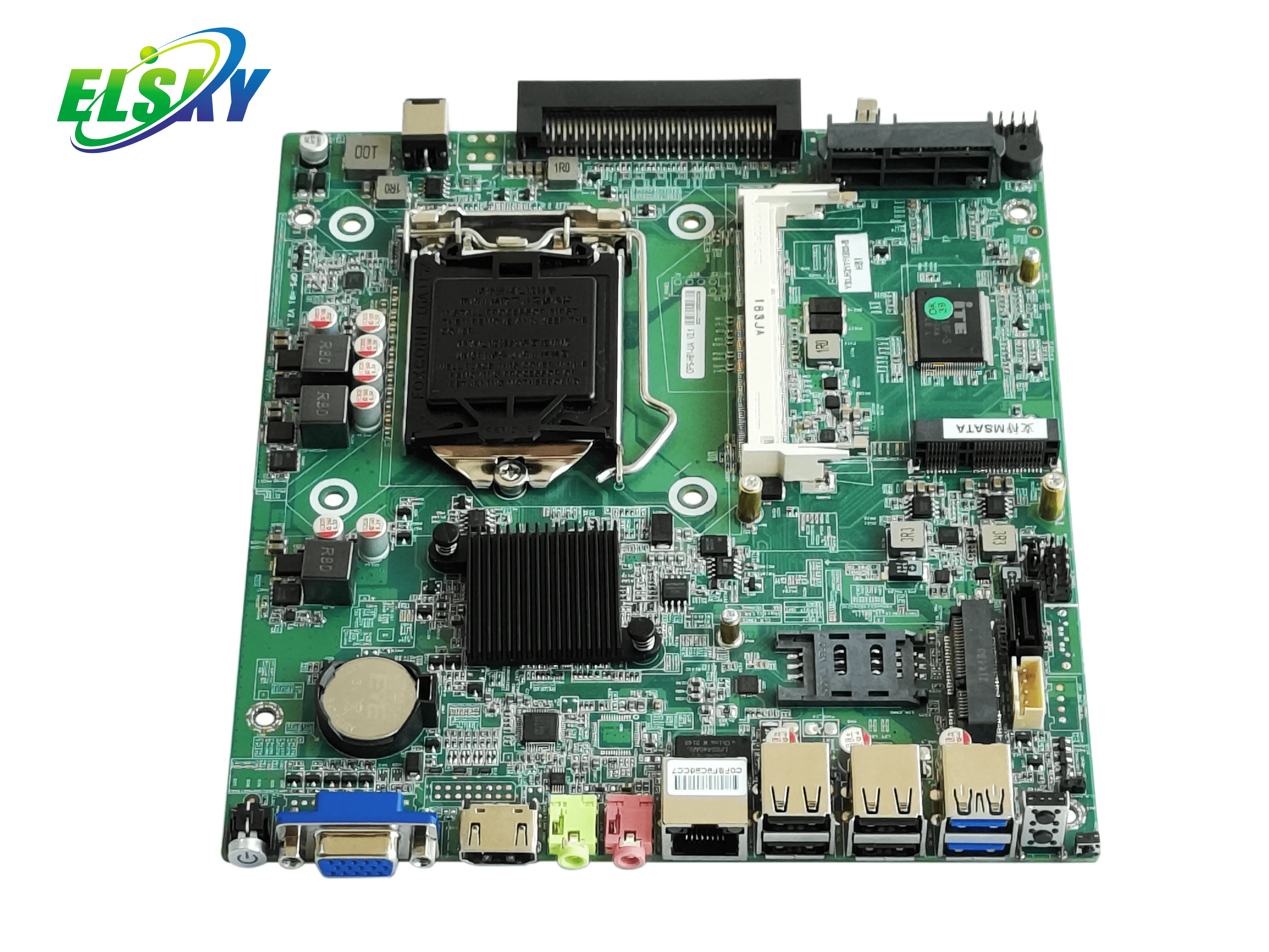 Industrial PC Board H81 Lga 1150 Motherboard with 80-Pin OPS SATA 3.0 Watchdog 4K HDMI Support Windows 10 Linux OEM/ODM
