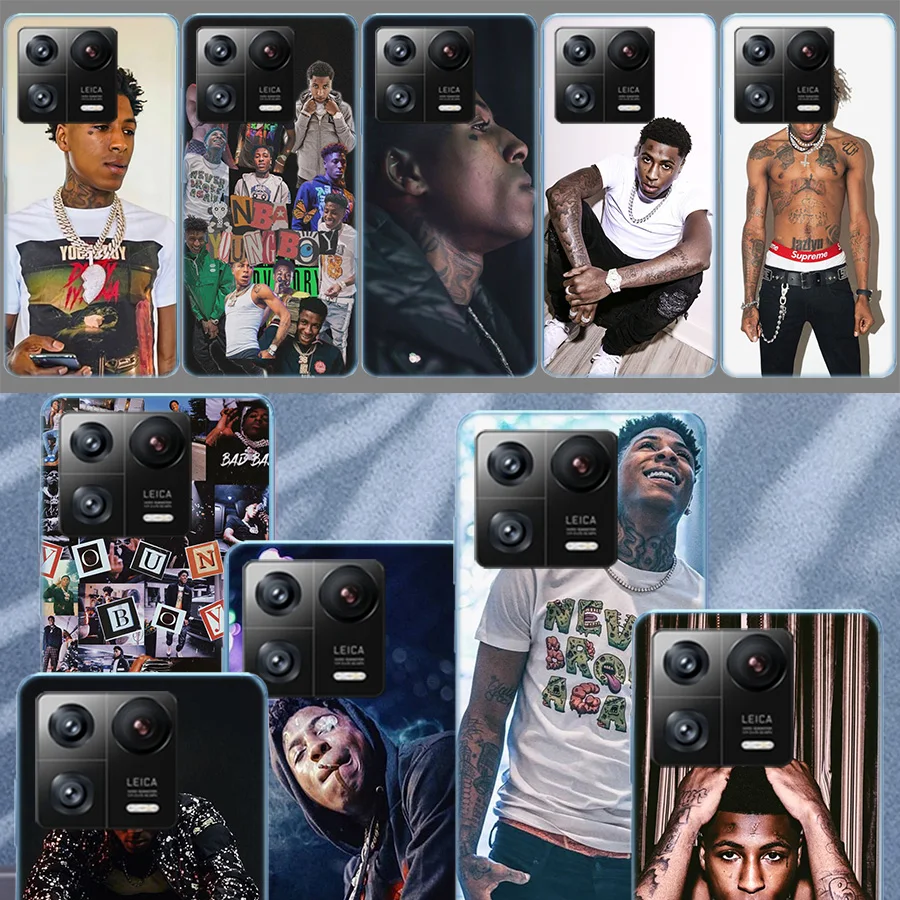 Youngboy Never Broke Again Cases Phone For Xiaomi Mi 13 12 12T 12X 11 Ultra 11T 11i 10 Lite 10T Pro 9 9T 8 CC9E 6X 5X A3 A2 A1 S