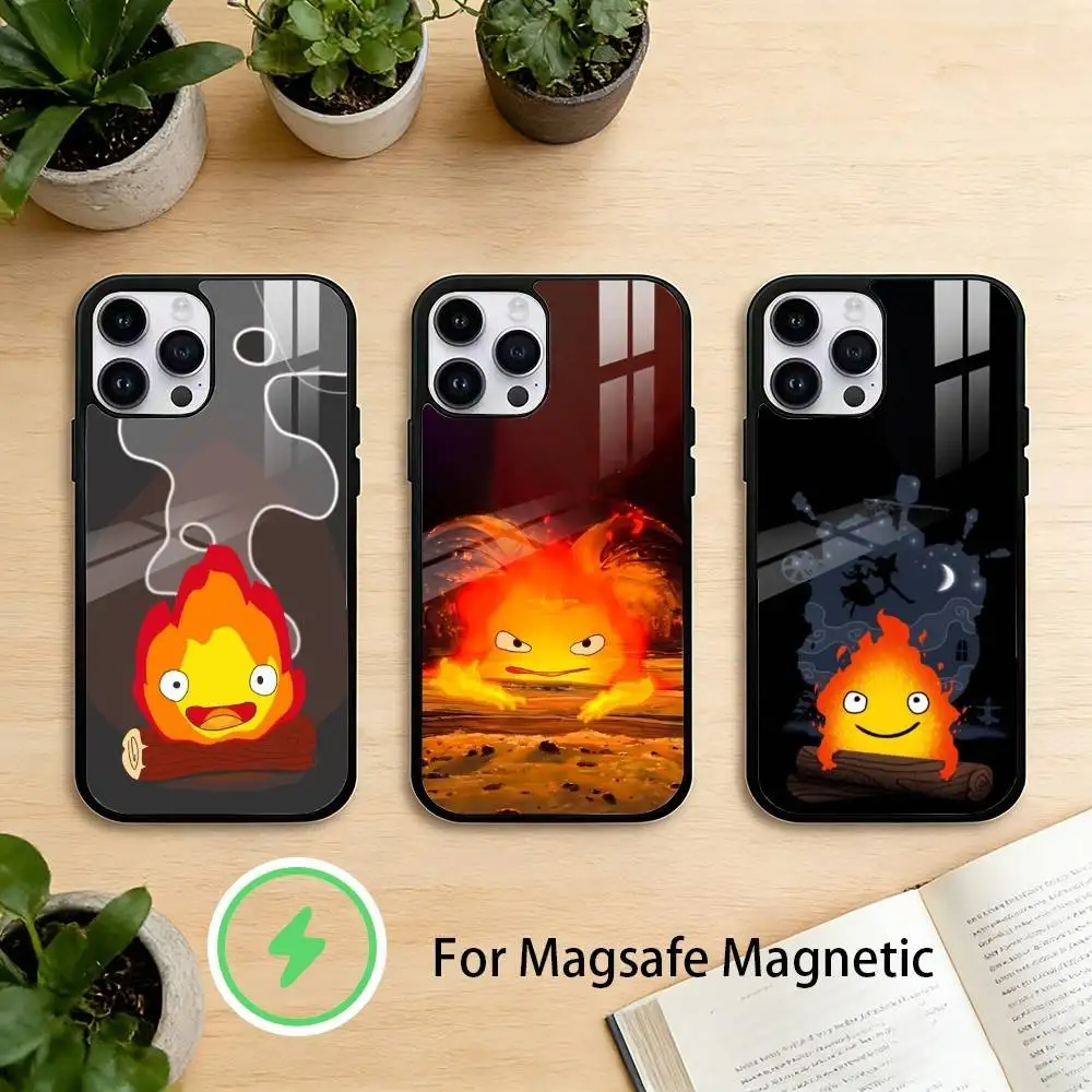 

Anime C-Calcifer-ES Cute Phone Case For iPhone 17/16/15/14/13/12/Plus/Pro/Max for Magnetic Wireless Charging