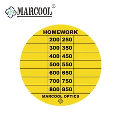 Marcool Turret Stickers Scope DOPE Sticker Recording drop Yellow 10pcs/20pcs Hunting Optics Accessoires