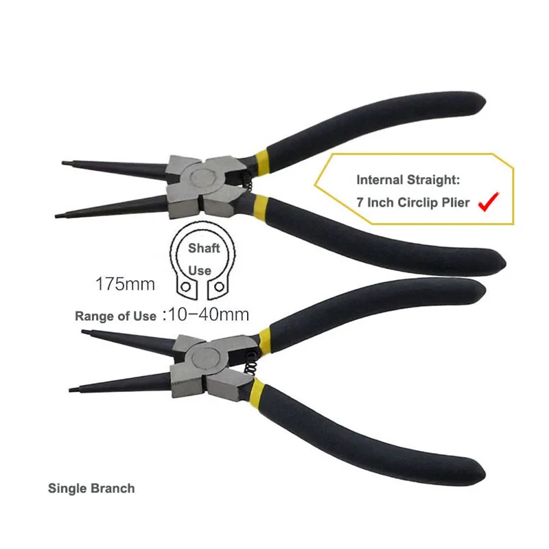 Circlip Plier  Snap Ring Plier Spring Pliers Internal External Curved Straight Tip Circlip Snap Ring Plier