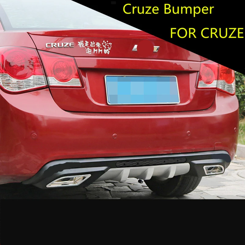 

For Chevrolet Cruze 2009 2010 2011 2012 2013 2014 Rear Bumper Diffuser Lip Spoiler Accessories Body Kit PP Plastics Material