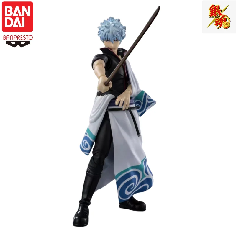 

In Stock100% Original Bandai Banpresto Gintama Sakata Gintoki Action Figure Doll Brand New Boxed Animation Peripherals Garage