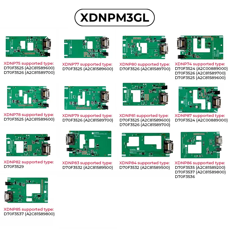 Xhorse MQB48 for VVDI PROG and Key Tool Plus Pad No Disassembly No Soldering 13 Full Set Adapters XDNPM3GL